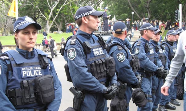 The police are not on our side