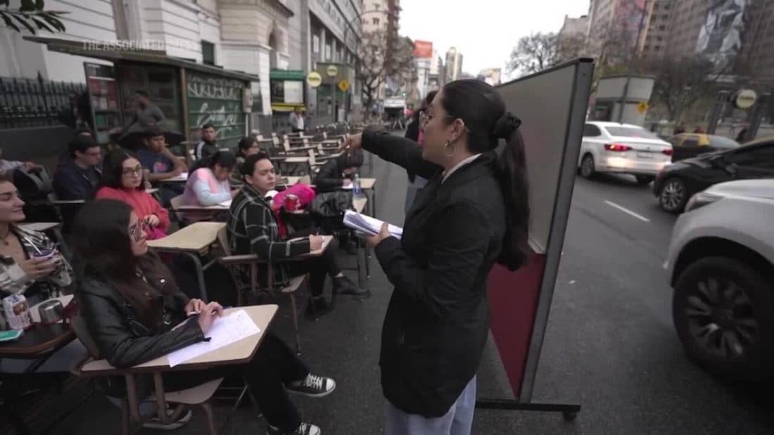 Student occupations bloom across Argentina