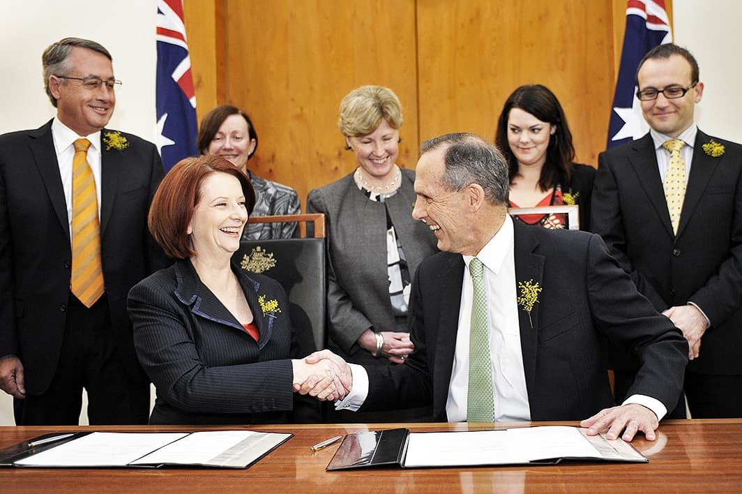 The Greens’ phoney history of the last minority government