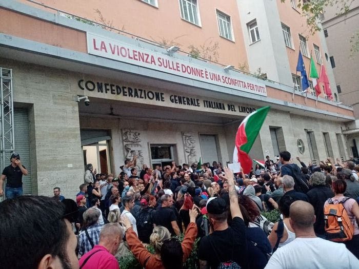 The fascist menace again raises its head in Italy