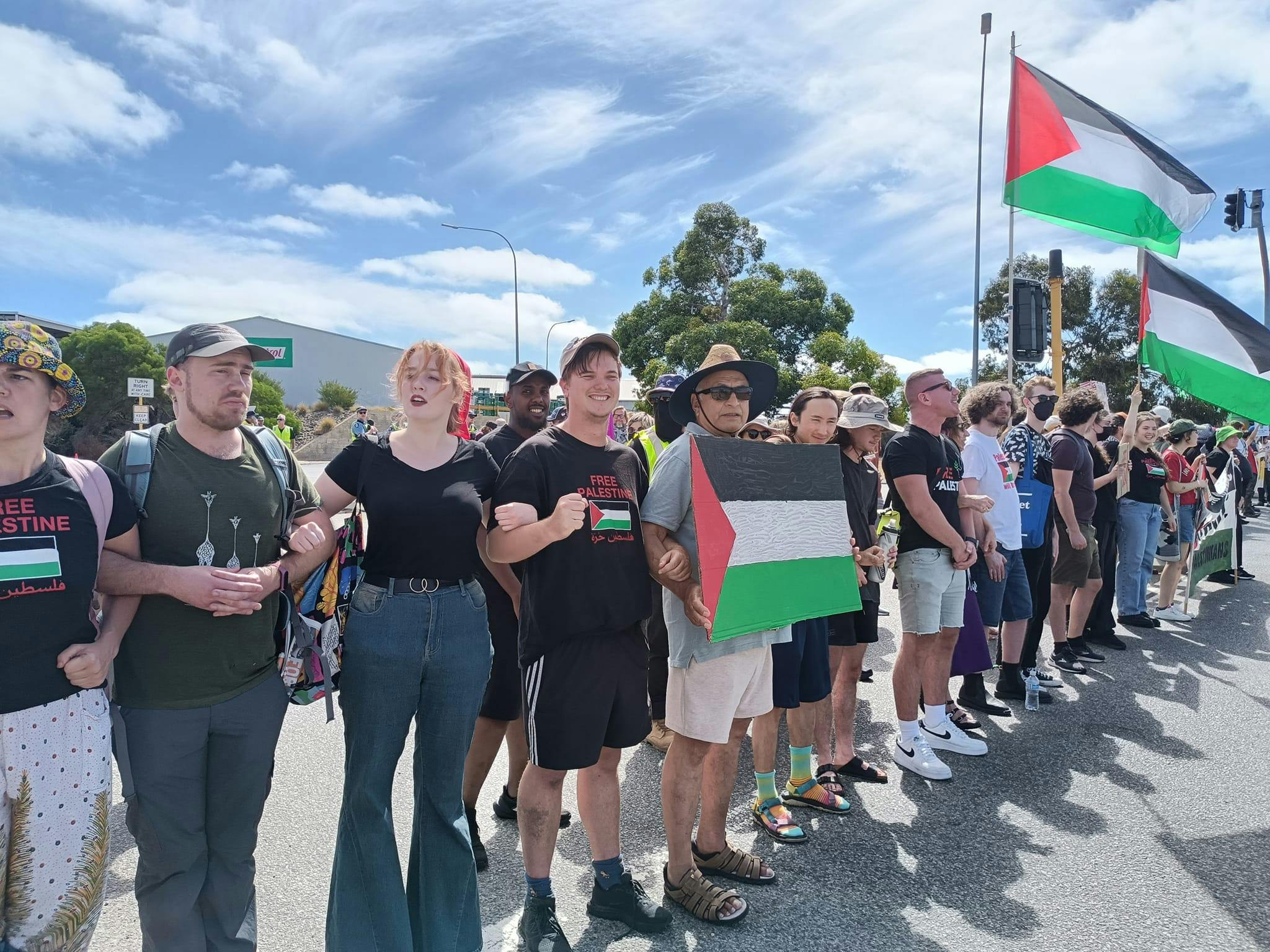 Activists in Perth strike a blow against Israeli shipping company ZIM