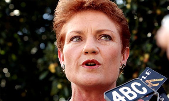 How Pauline Hanson was stopped