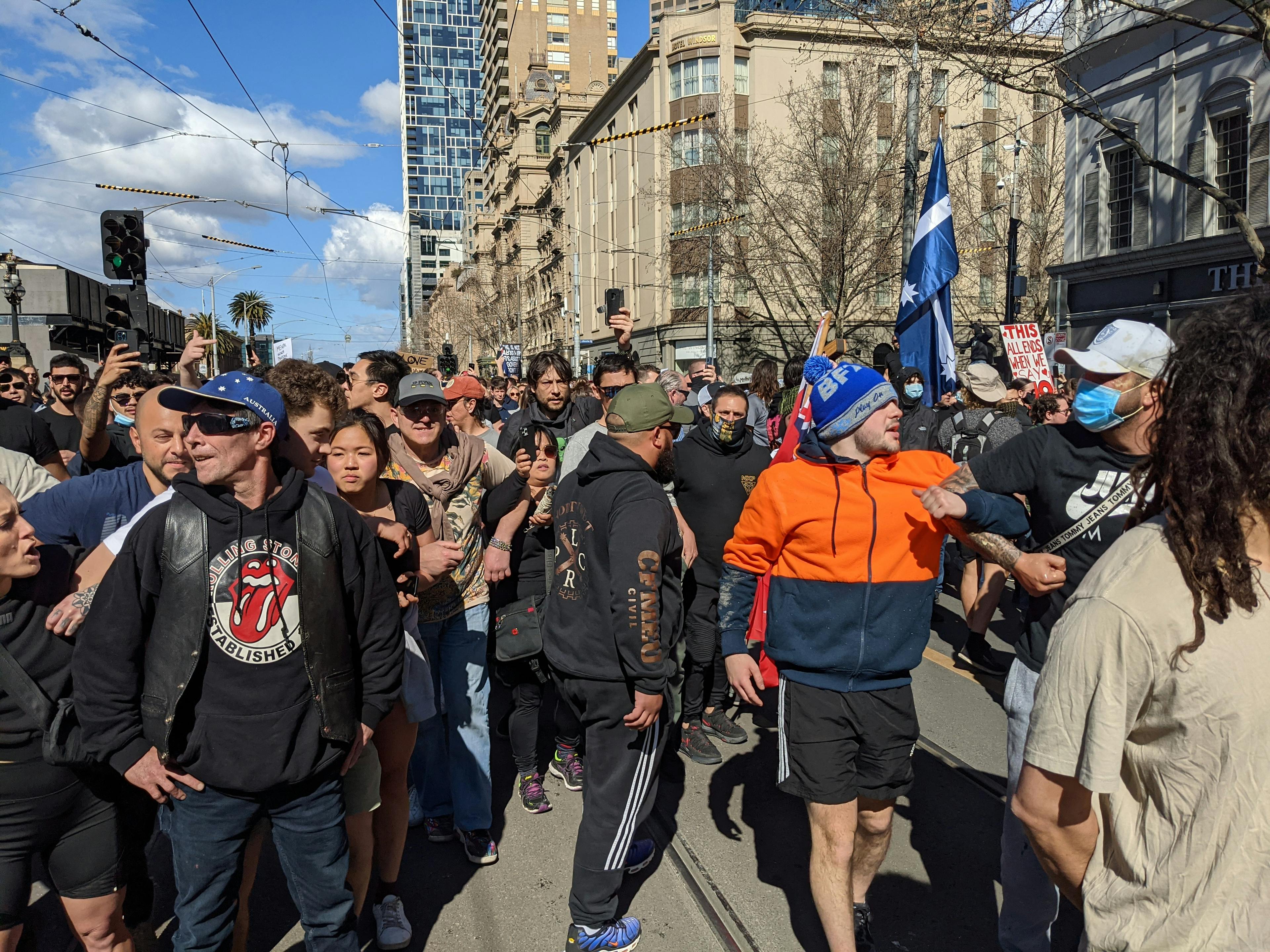 Right-wing mayhem in Melbourne