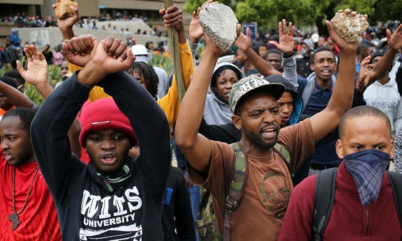 South African students resume their fight and face repression