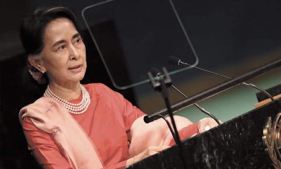 Aung San Suu Kyi: the smiling face of Myanmar’s military regime