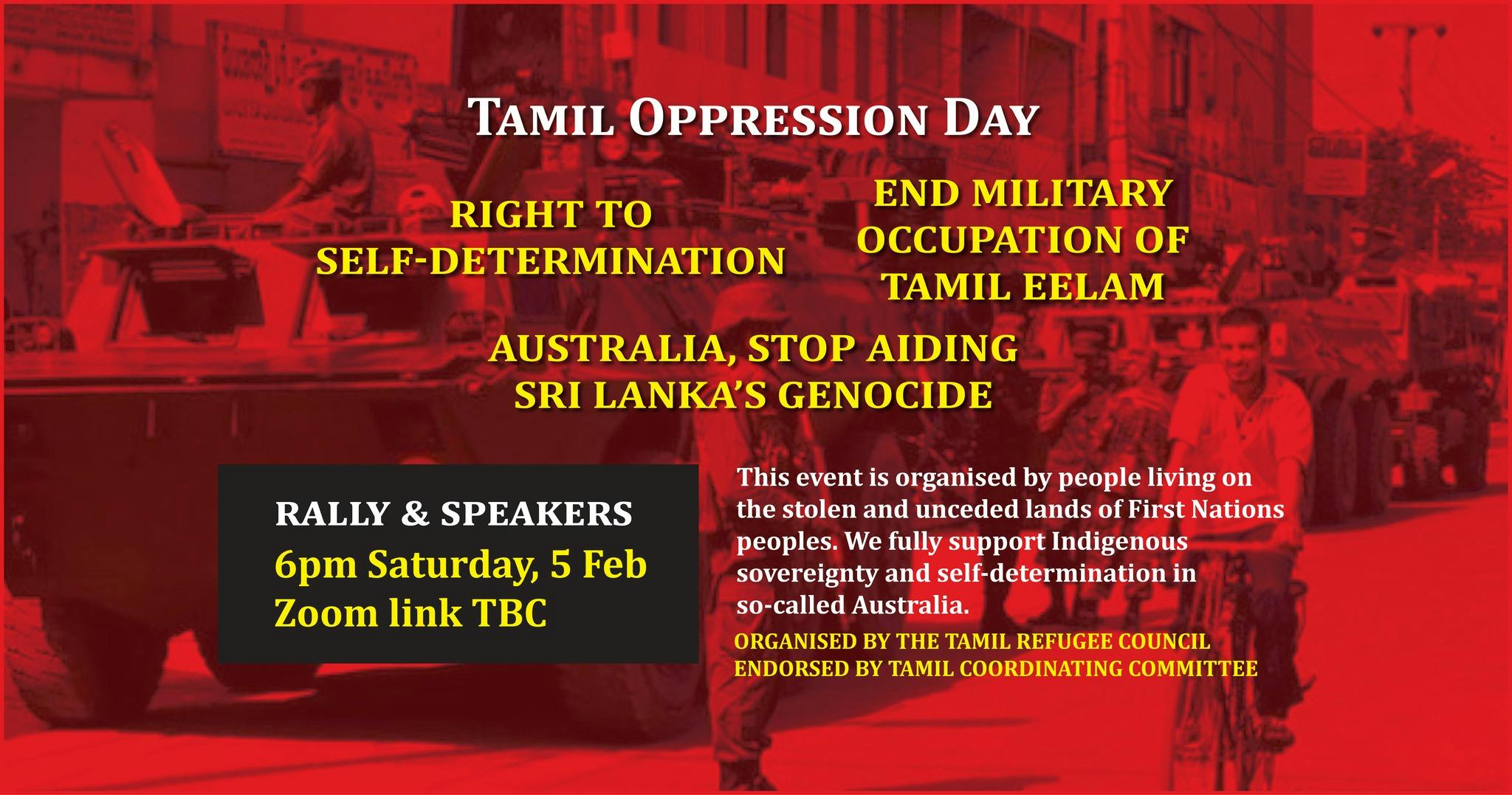 Commemorating Tamil Oppression Day
