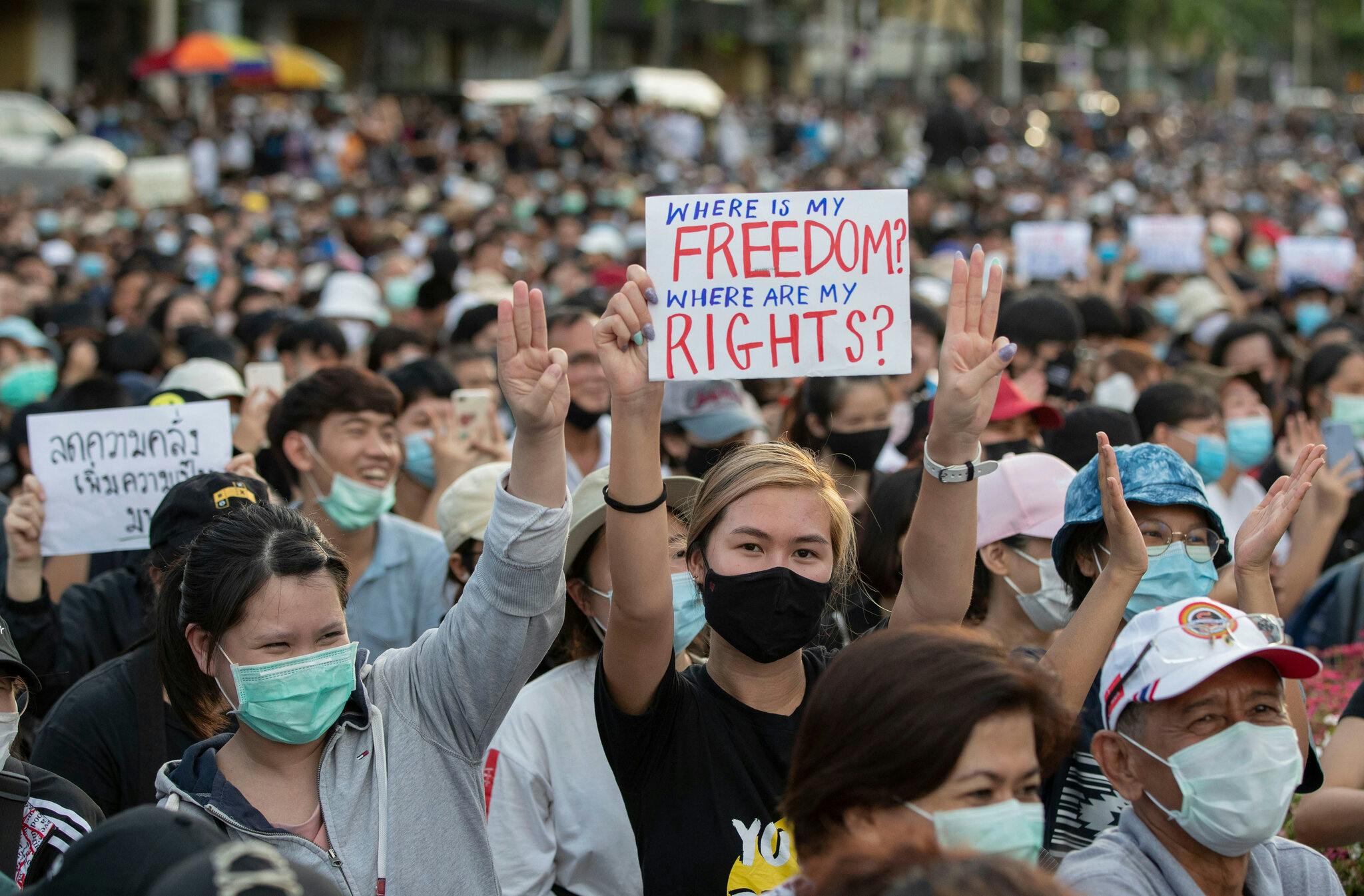 Mass defiance shakes the Thai regime