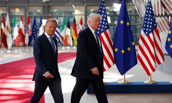 Trump escalates tensions with Europe
