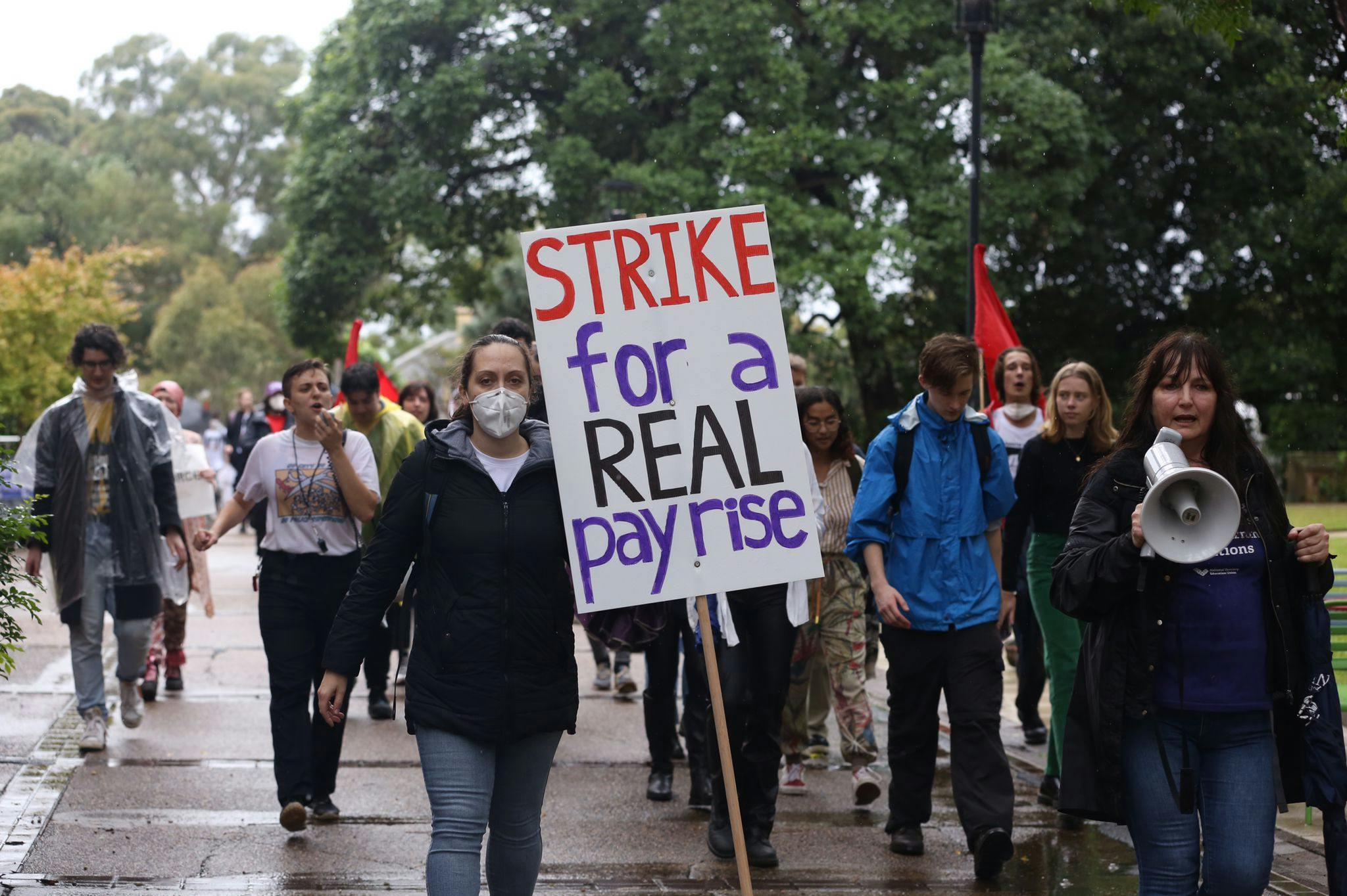 NTEU Fightback members push for real wage rise