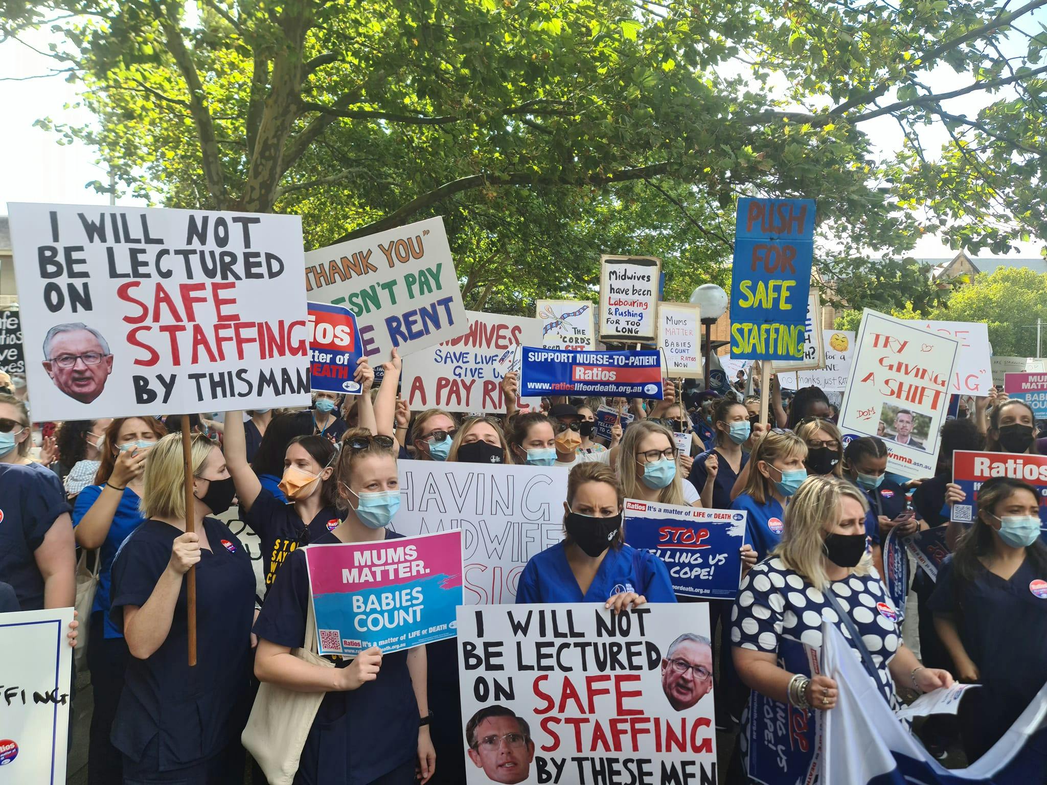 Thanks is not enough: NSW nurses on strike 