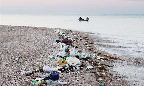 Global environment choking on plastic