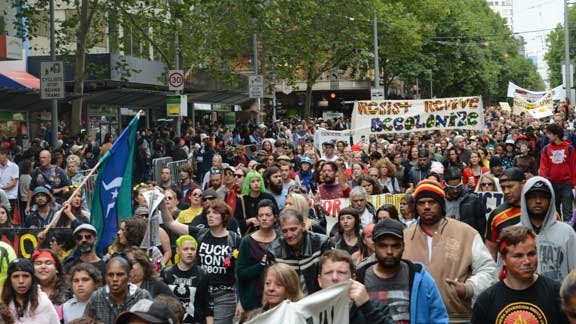 Invasion Day protest wins the day in Melbourne