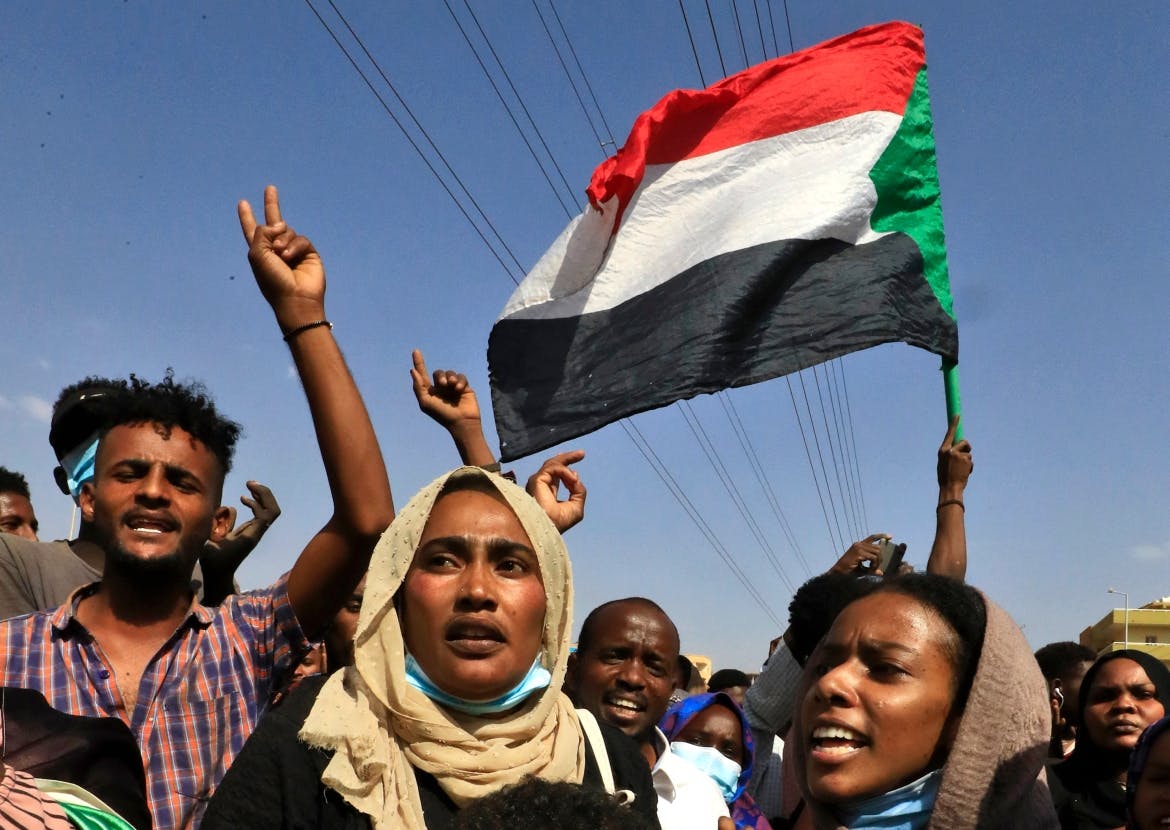 ‘Let’s have this fight’: Sudan resisting a coup
