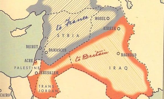 Borders drawn in blood: the construction and destruction of the Middle East