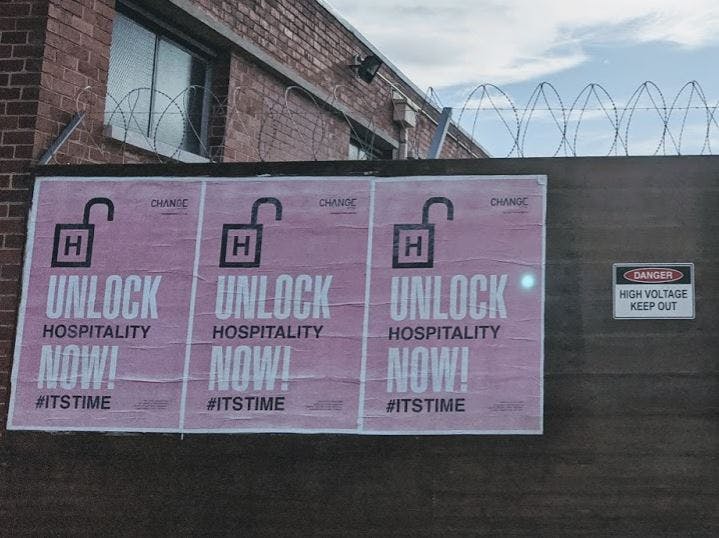 The 'Unlock Hospitality' campaign is cooked