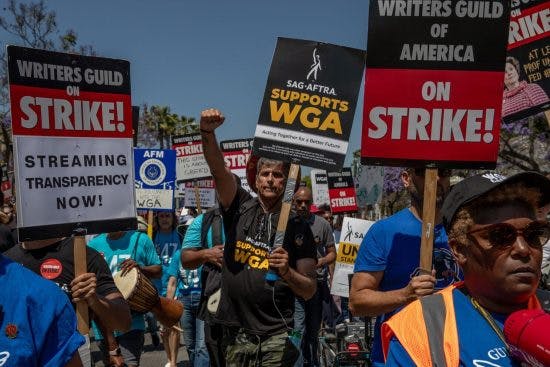 Hollywood on strike