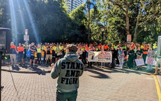 Students and unionists protest Brisbane’s housing crisis