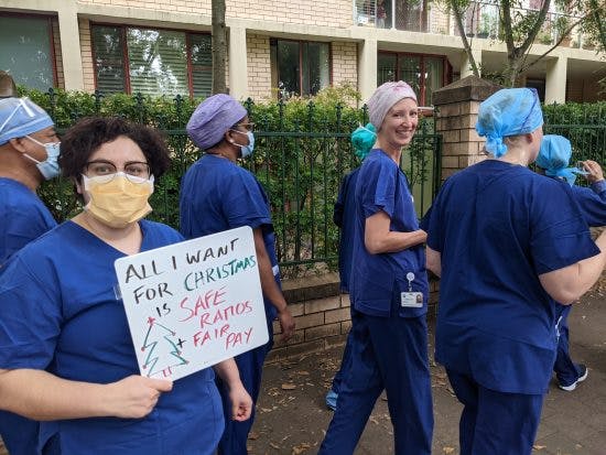 Sydney nurses take action over pay
