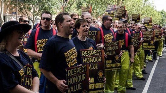 ALP now our ‘adversary’ say firefighters