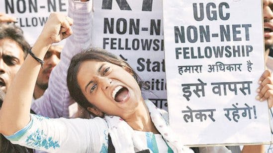 Student occupations spread across India
