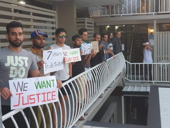 Australia's imprisoned refugees are protesting for their safety