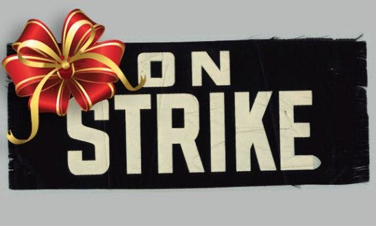 Christmas on the picket line