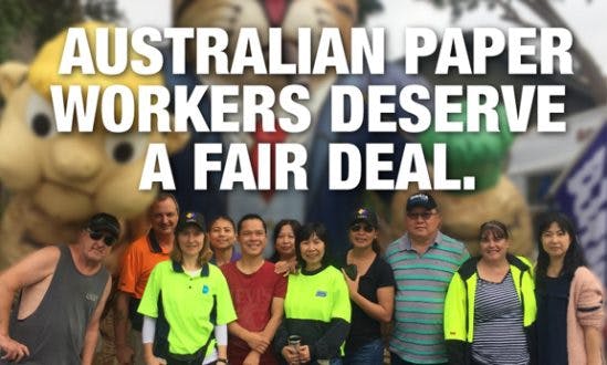 Striking paper workers won’t quit until company backs down