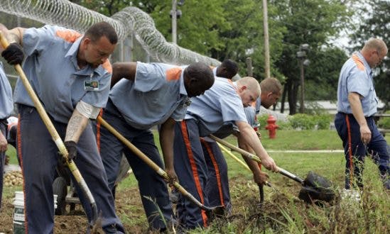 US prisoners fight against forced labour