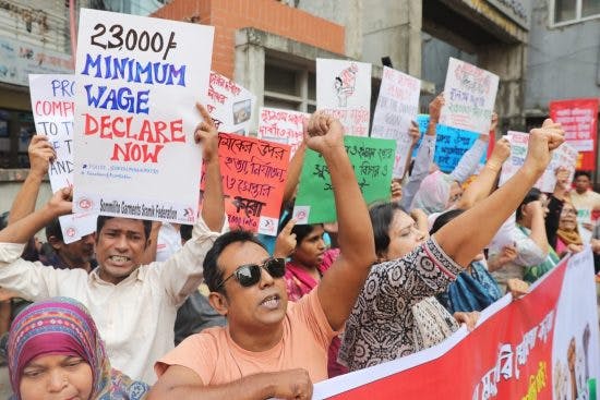 Bangladesh garment workers fight for a living wage