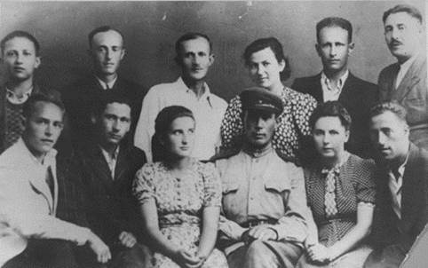 Some of the participants in the uprising at the Sobibor extermination camp Aug 1944