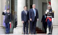 Donald Trump Emmanuel Macron